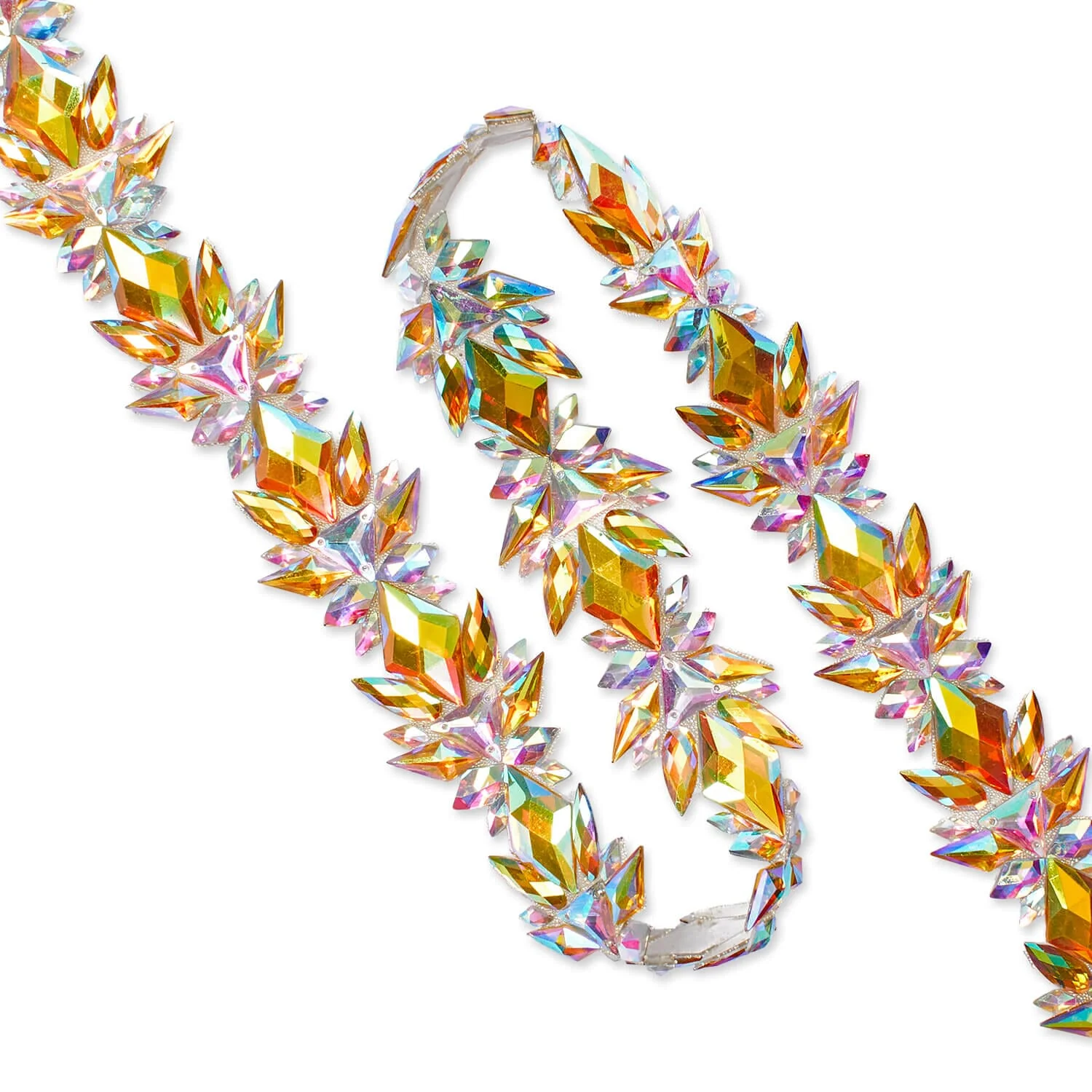Icy Resin Rhinestone Iron On Trim - Image 4