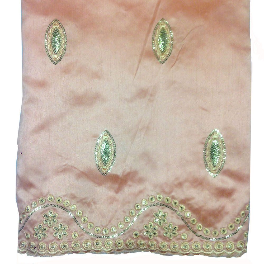 Imperial African George Taffeta - Peach - Image 2
