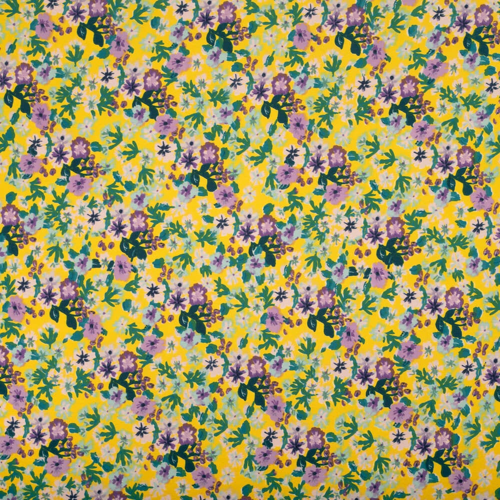 Iris Crepe De Chine Print - Image 5