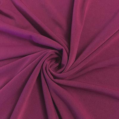 ITY Knit Stretch Jersey Rod Pocket Curtains - Magenta - Image 3