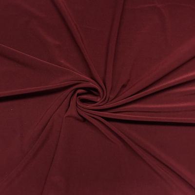 ITY Knit Stretch Jersey Rod Pocket Curtains - Wine - Image 3