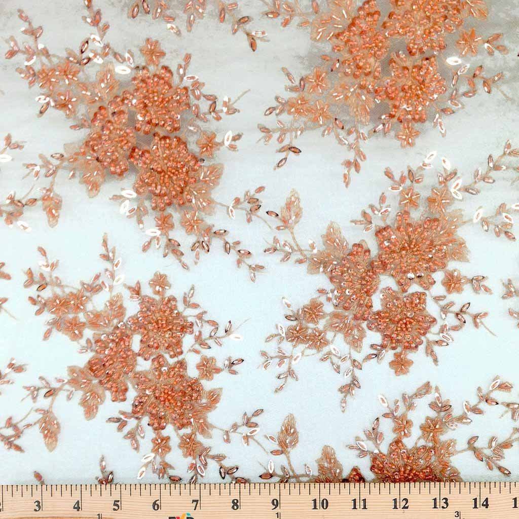 Ivy Bridal Lace Beaded Fabric - Image 23