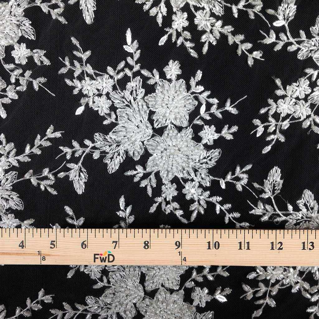 Ivy Bridal Lace Beaded Fabric - Image 5