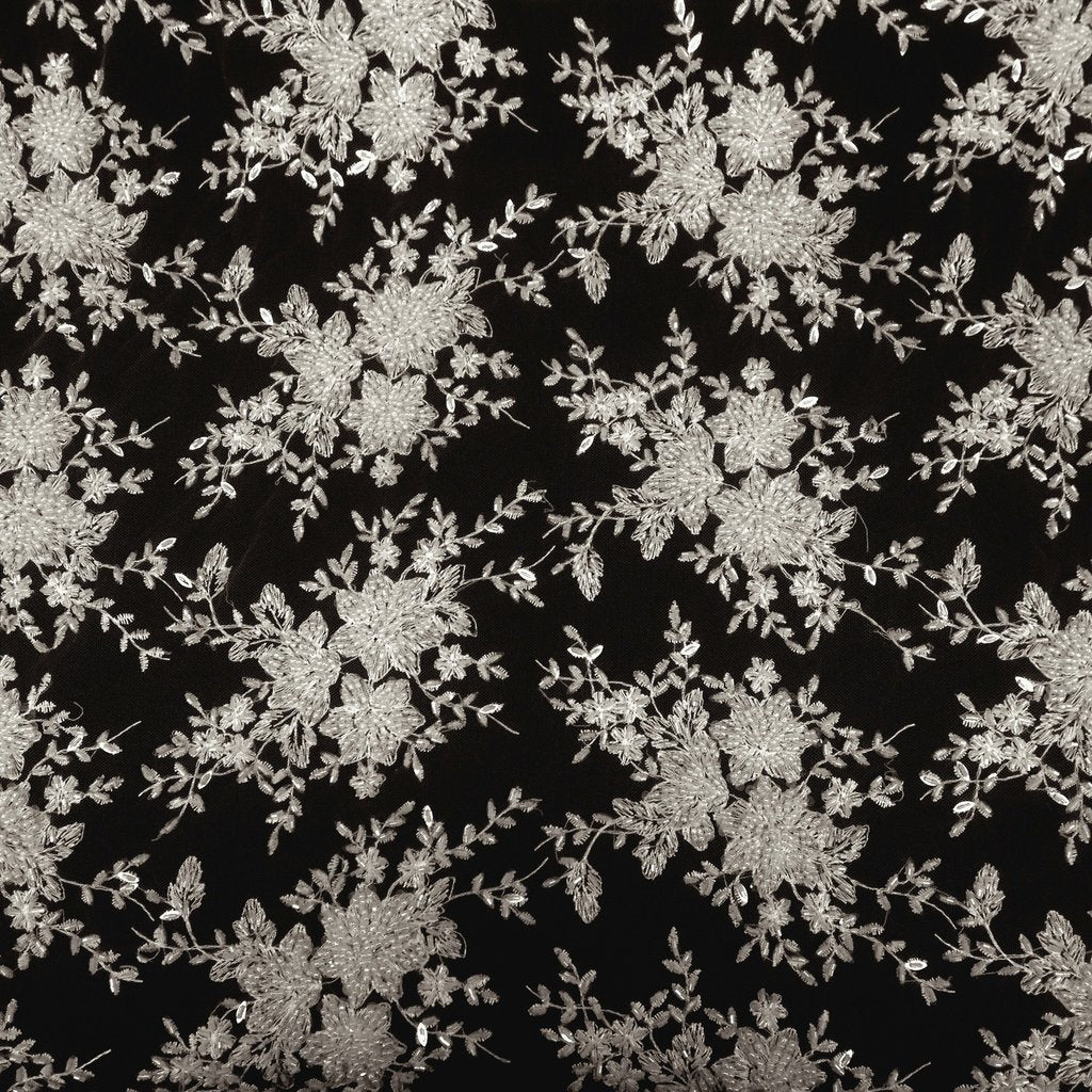 Ivy Bridal Lace Beaded Fabric - Image 9