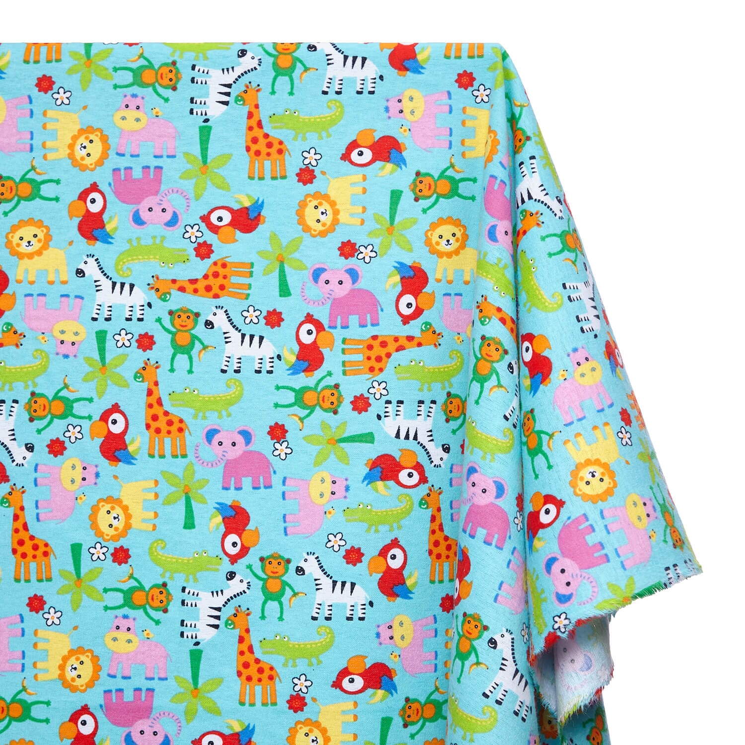 Jungle Animals Printed Cotton Flannel - Image 5