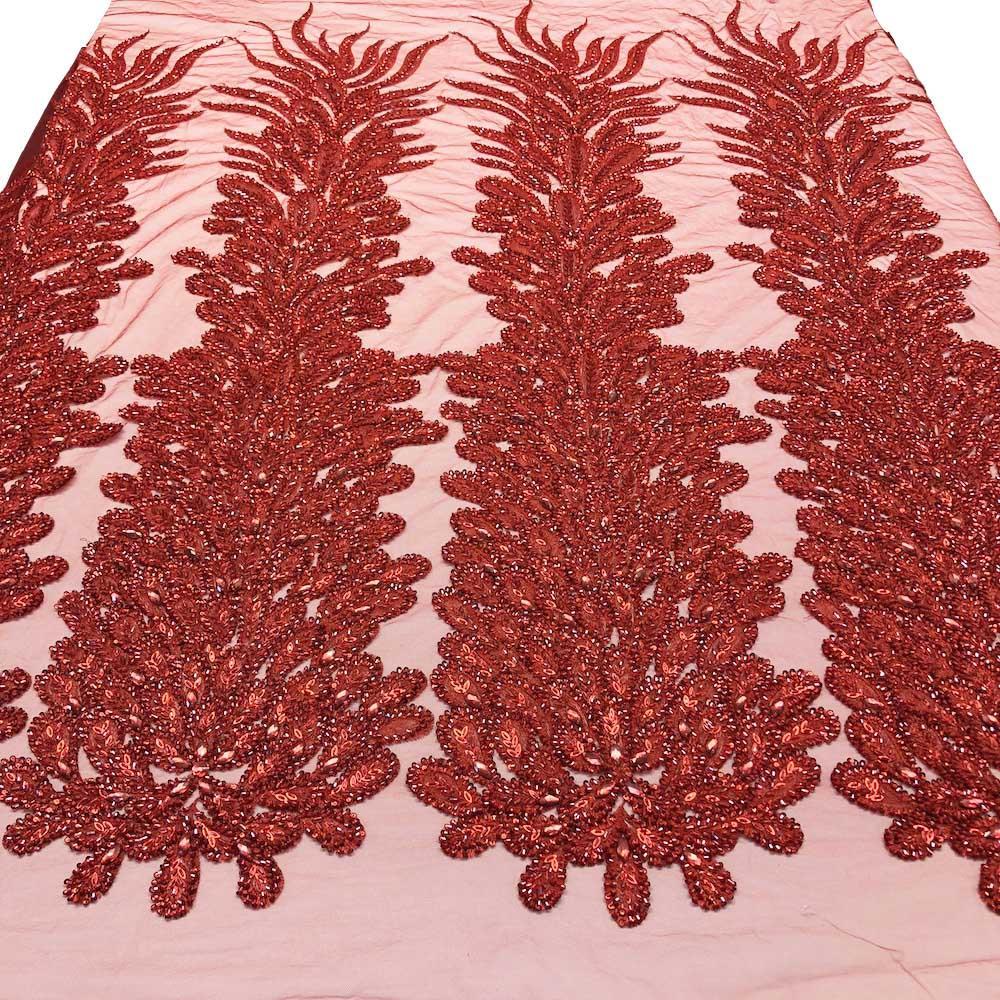 Liatris Bridal Lace Beaded Fabric - Image 27