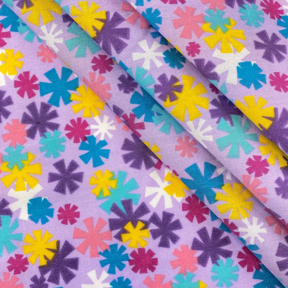 Lilac Pinwheel Print Broadcloth - Image 2