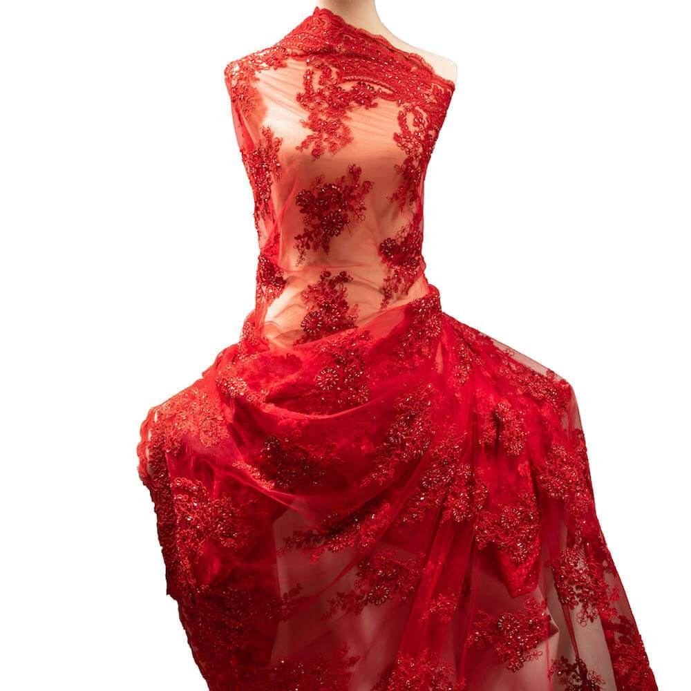 Lux Beaded Bridal Lace - Image 5
