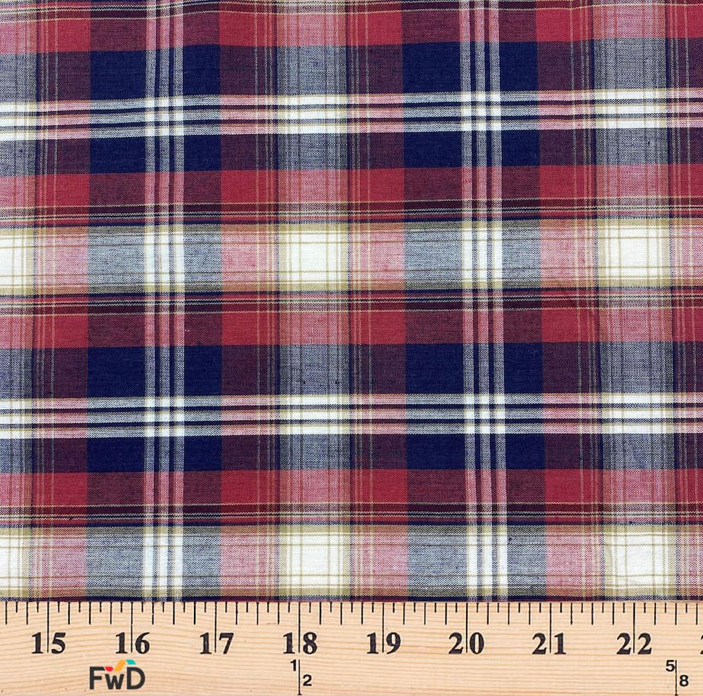 Madras Plaid Fabric (Style 16109) - Image 3