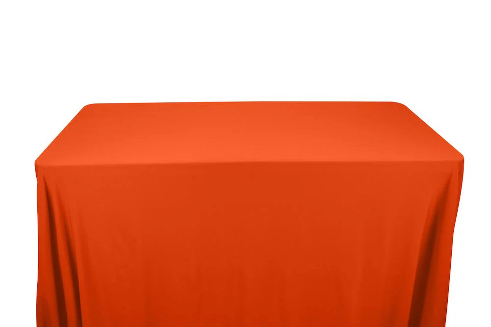 Matte Milliskin Tricot Banquet Rectangular Table Covers - 8 Feet - Image 11