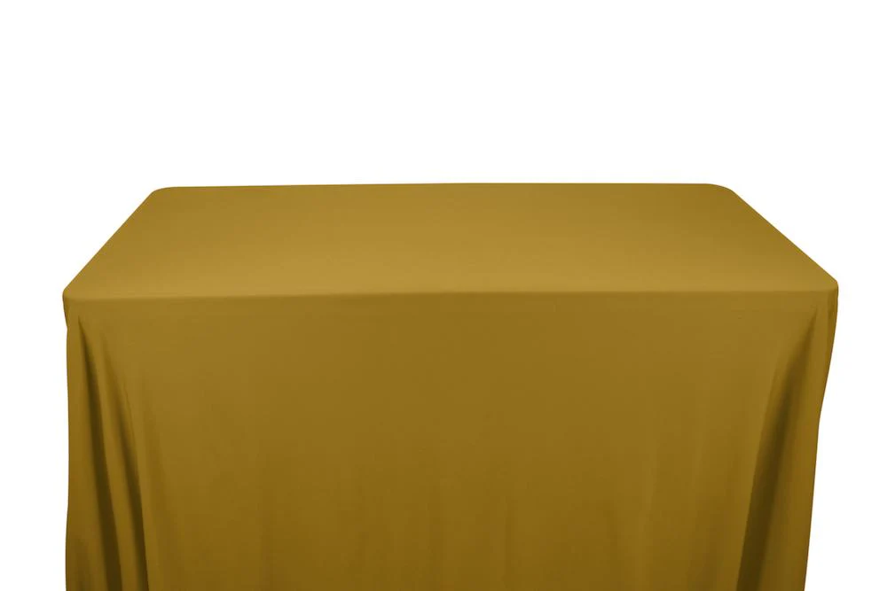 Matte Milliskin Tricot Banquet Rectangular Table Covers - 8 Feet - Image 9