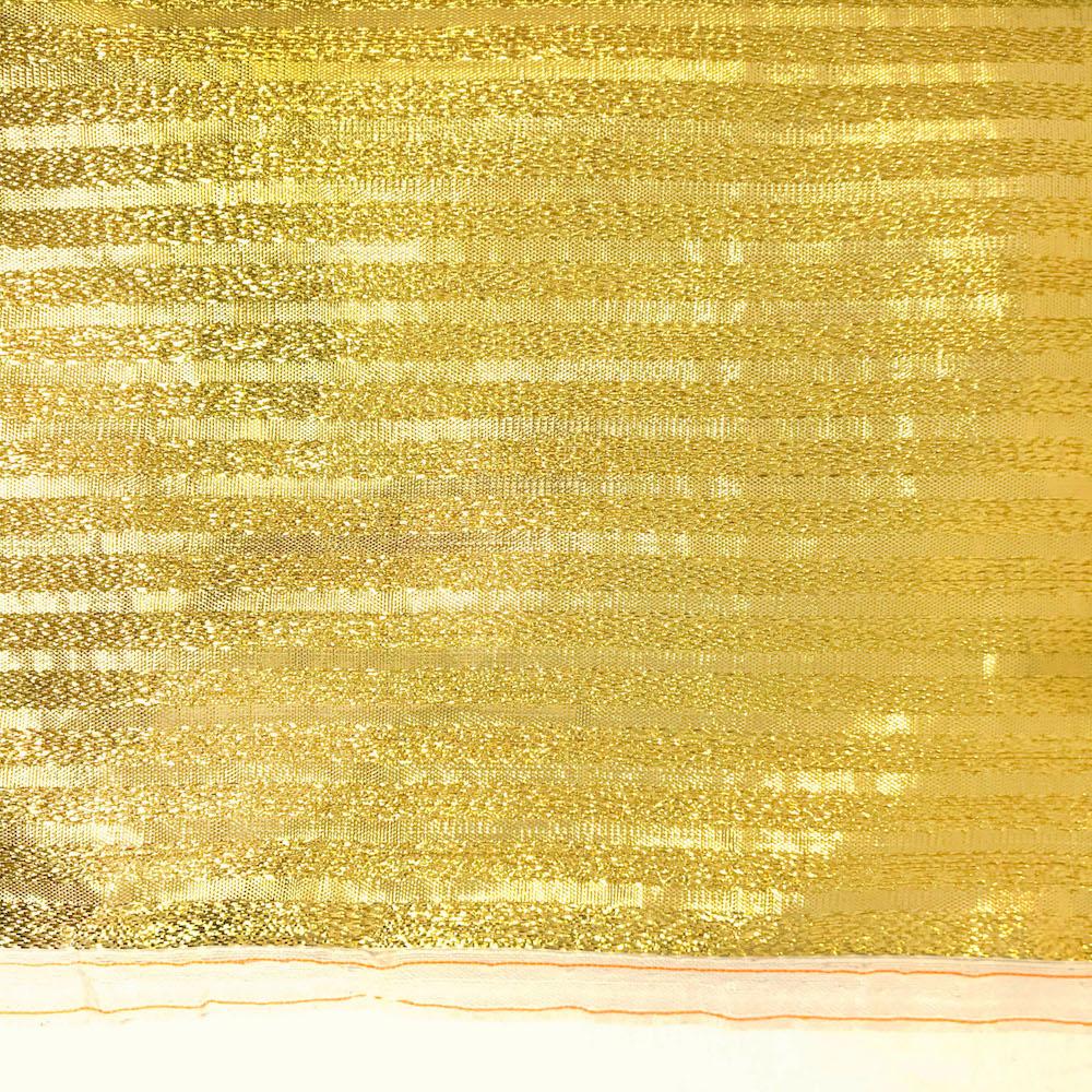 Metallic Foil Striped Brocade (45 Inch) - Image 9