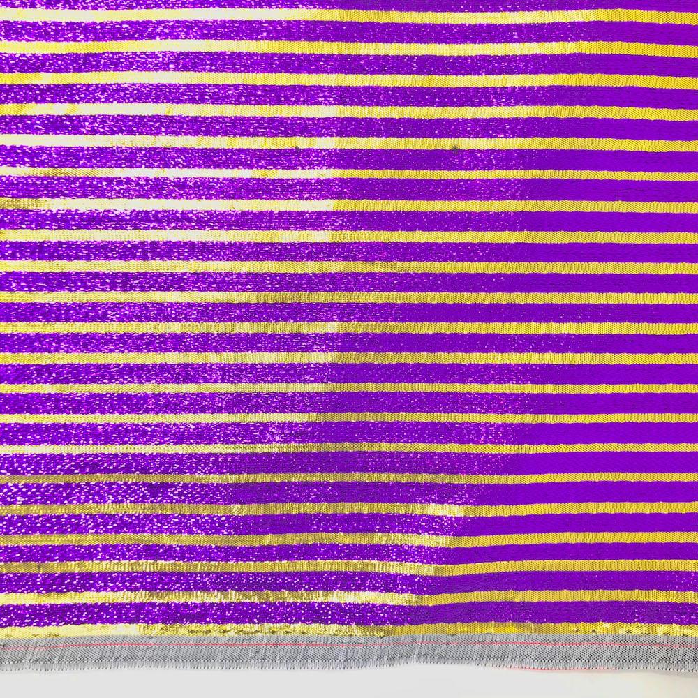 Metallic Foil Striped Brocade (56 Inch) - Image 19