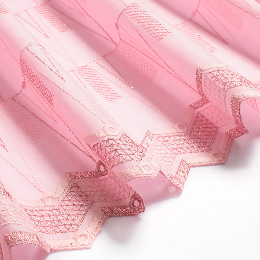 Metallic Embroidered Eyelet - Image 3