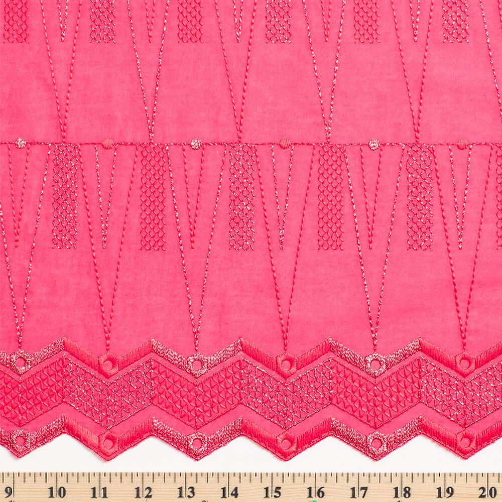 Metallic Embroidered Eyelet - Image 7