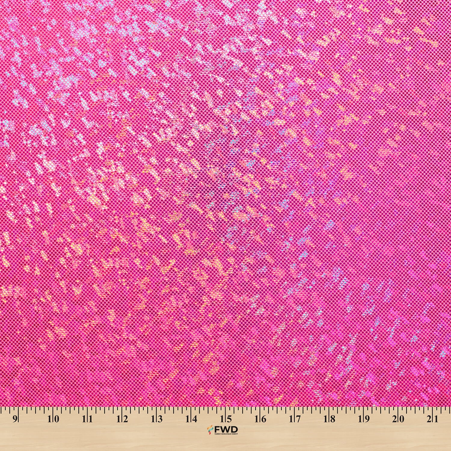 Micro Dot Hologram Tricot Foil Fabric - Image 10