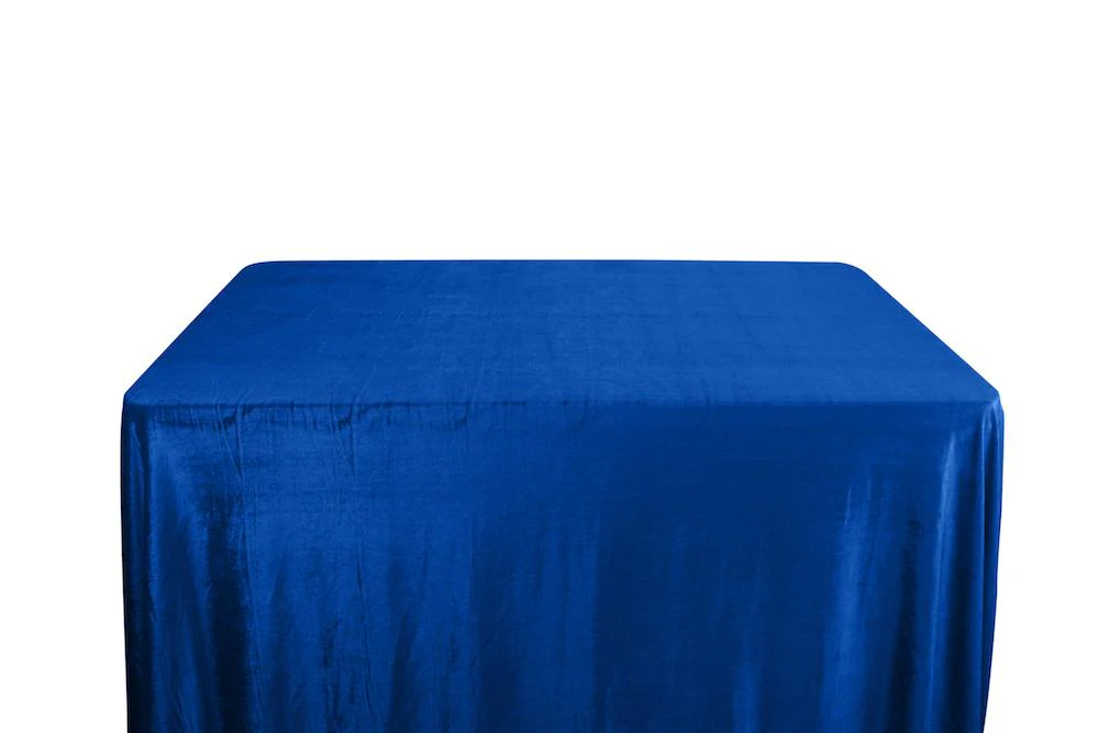 Micro Velvet Banquet Rectangular Table Covers - 8 Feet - Image 11