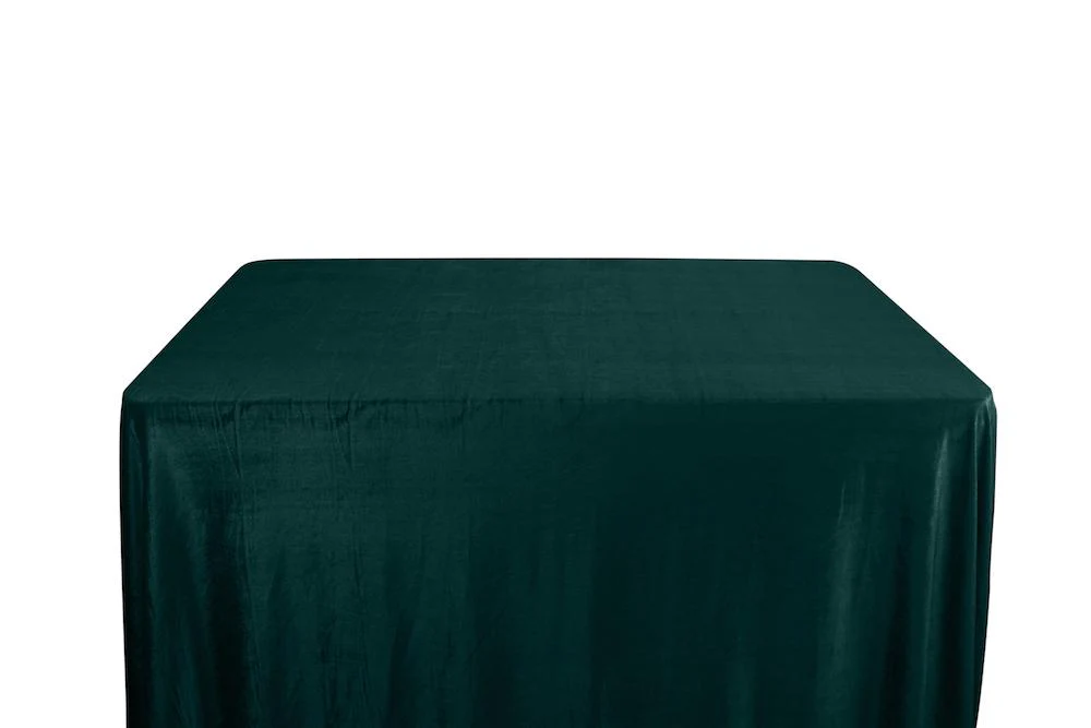 Micro Velvet Banquet Rectangular Table Covers - 8 Feet - Image 14