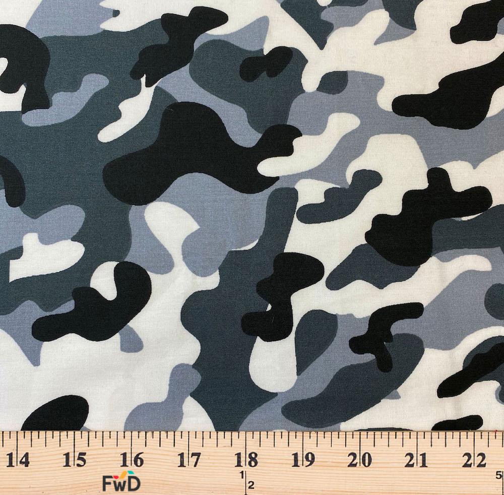 Military Camo Print Cotton - Image 18