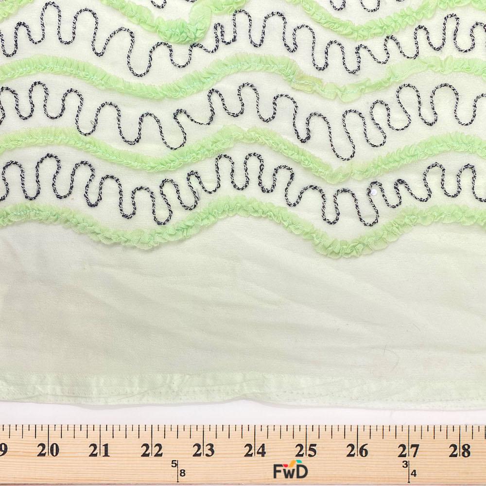 Floral Embroidery on Georgette - Image 4