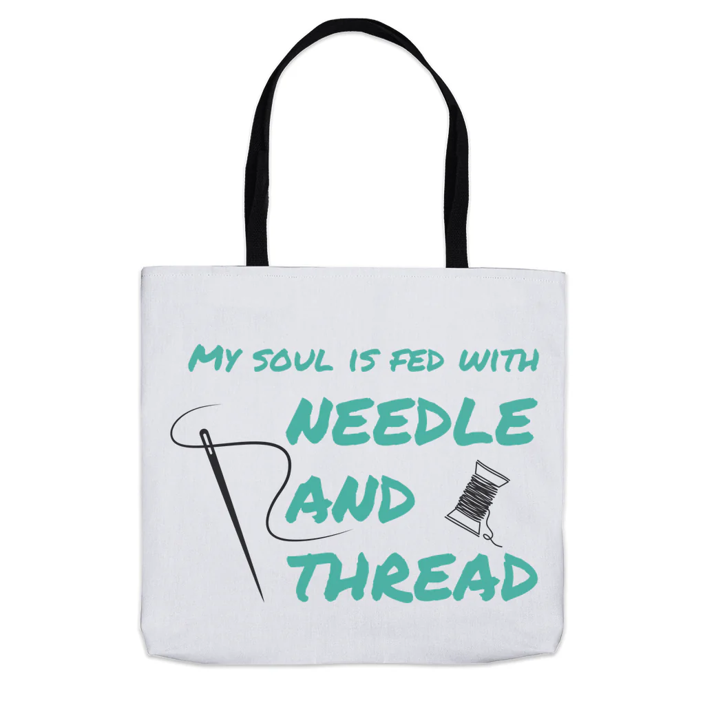 My Soul Is Fed With Needle And Thread Tote Bag - Image 5