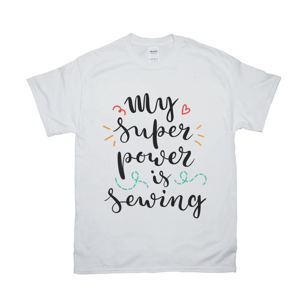 My Super Power Is Sewing Tee - Image 6