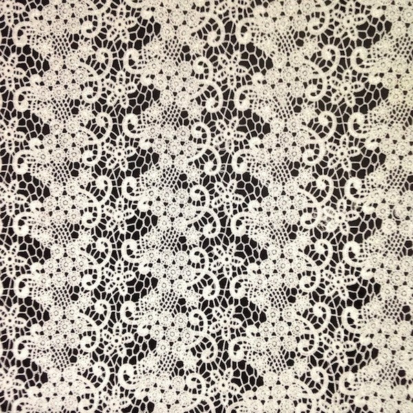 Ivory Berry Guipure French Venice Lace - Image 4