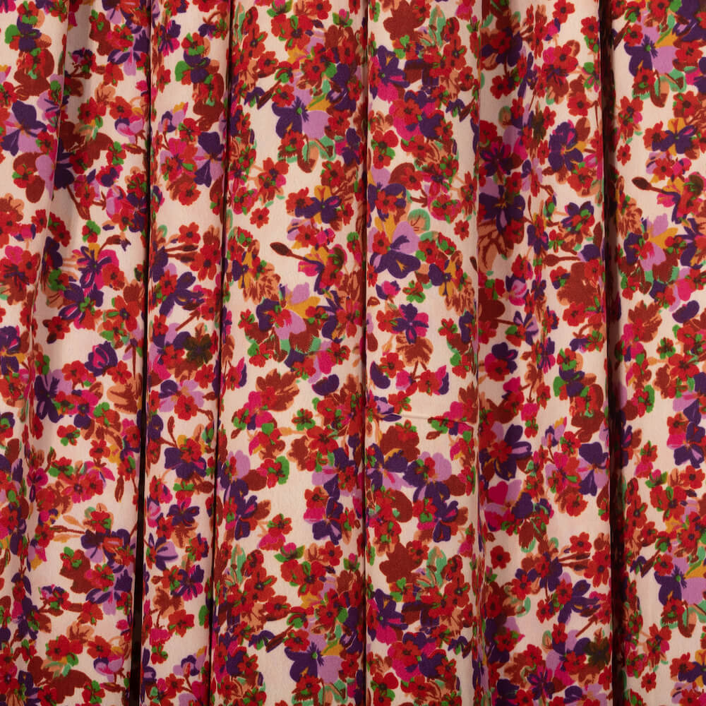 Orchid Crepe De Chine Print - Image 3