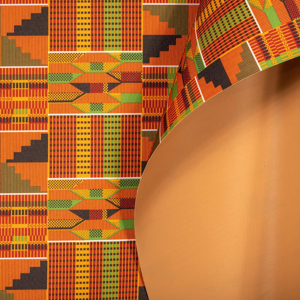 Ottertex® Waterproof Canvas - Kente Print - Image 4