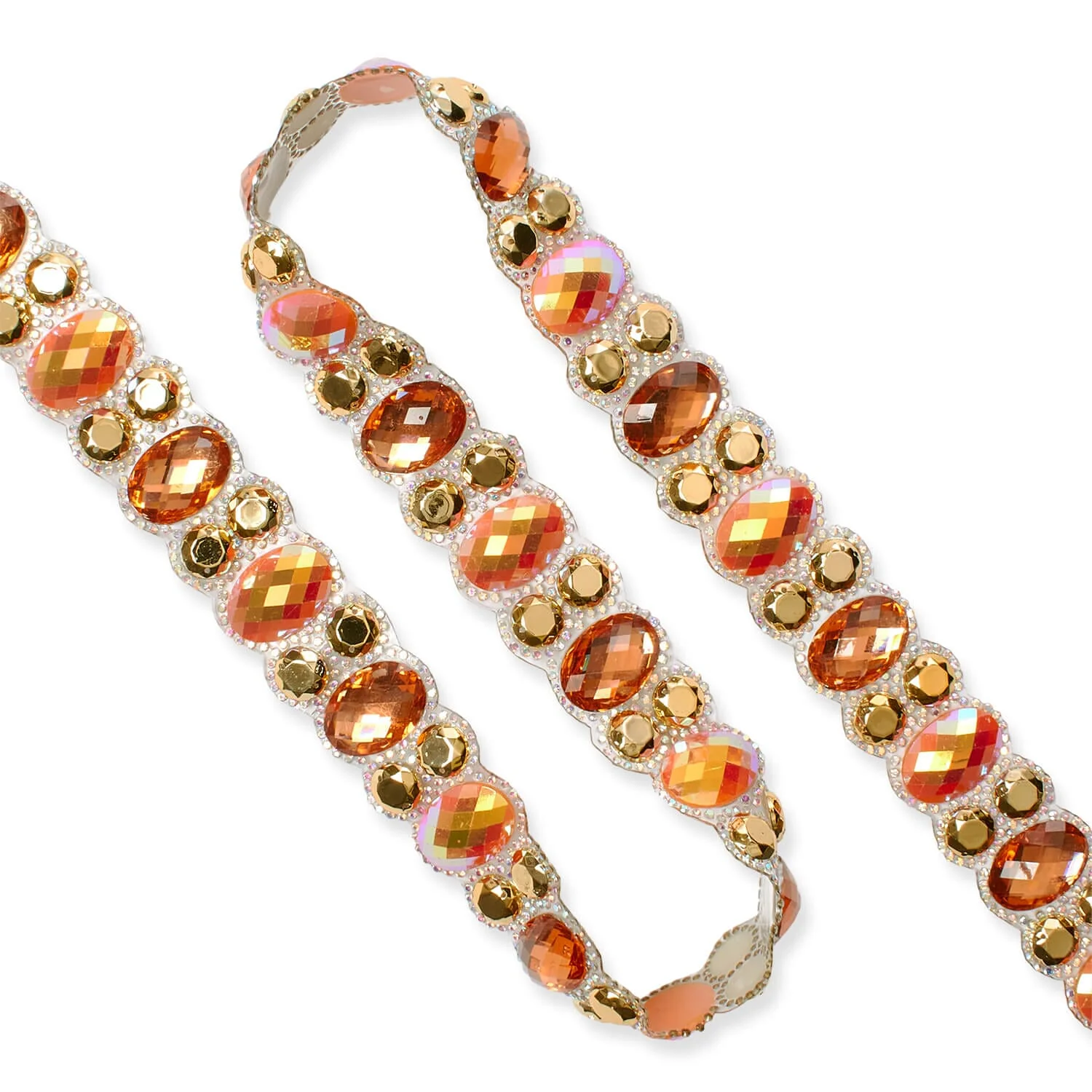 Oval Resin Rhinestone Iron On Trim - Image 8