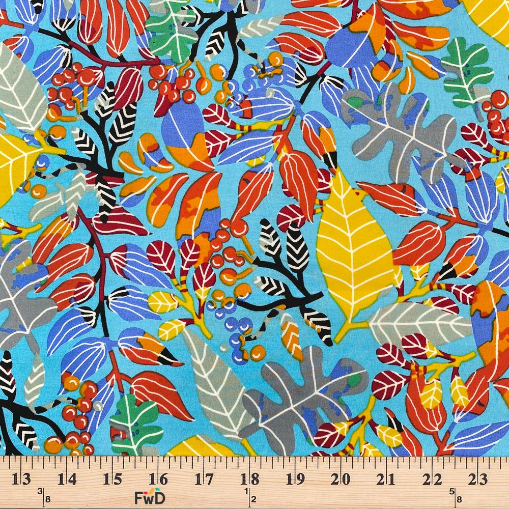 Passion Leaf Print Cotton - Image 10
