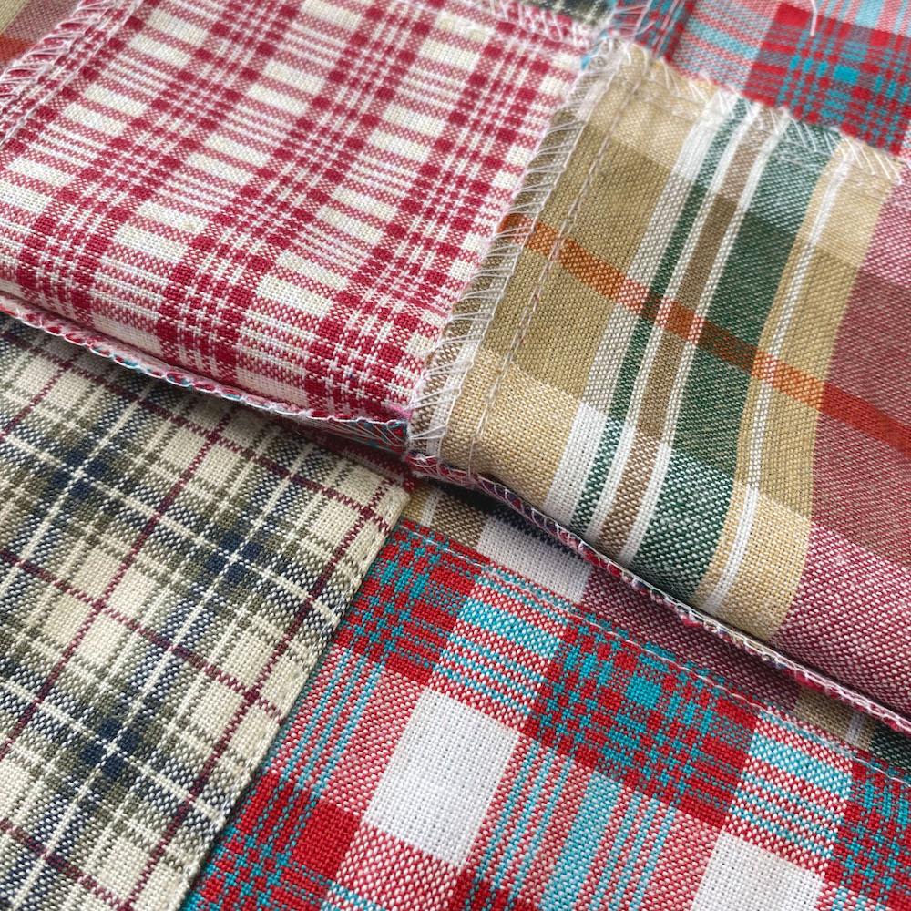 Patchwork Nantucket Madras Plaid Fabric - Gabriel - Image 3