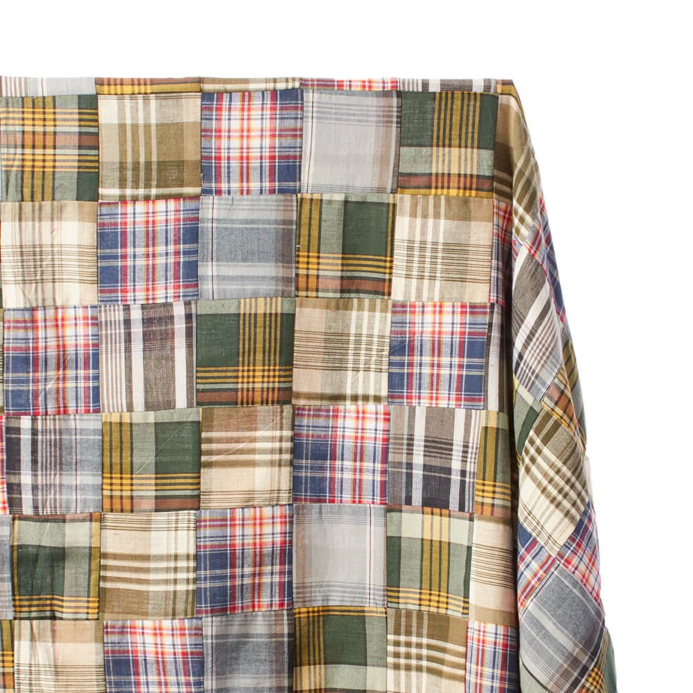 Patchwork Nantucket Madras Plaid Fabric - Michael