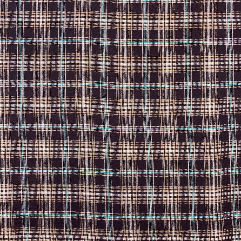 Donald Tartan Plaid Yarn Dyed Brushed Cotton Flannel