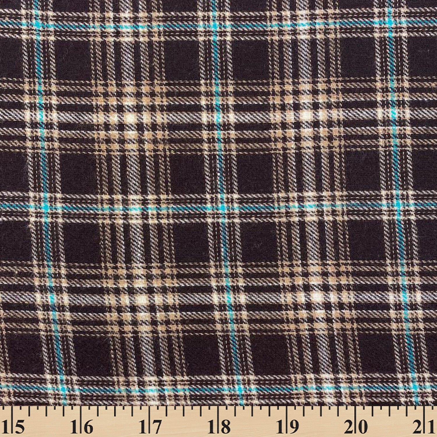 Donald Tartan Plaid Yarn Dyed Brushed Cotton Flannel - Image 3