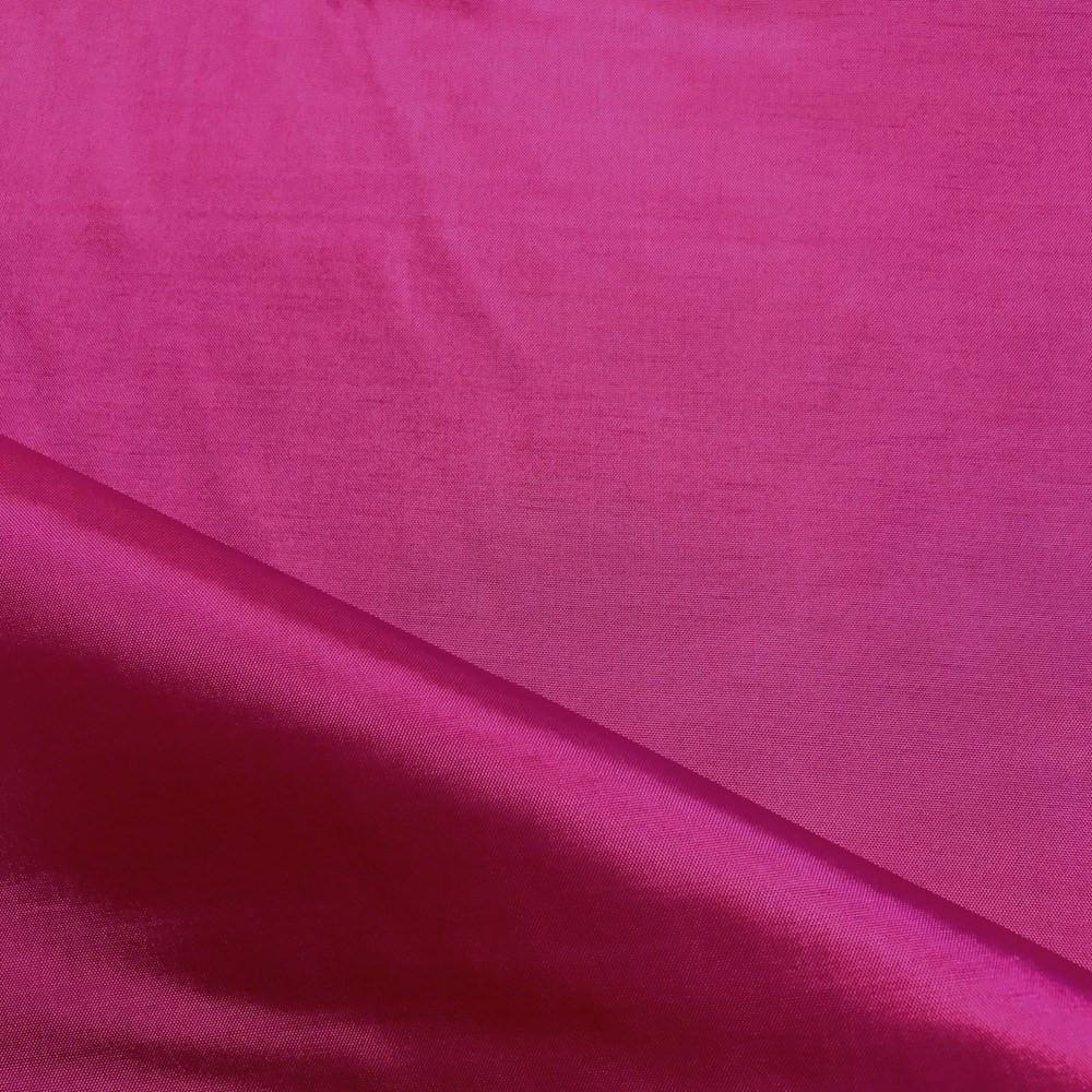 Poly China Silk Lining Rod Pocket Curtains - Magenta - Image 3