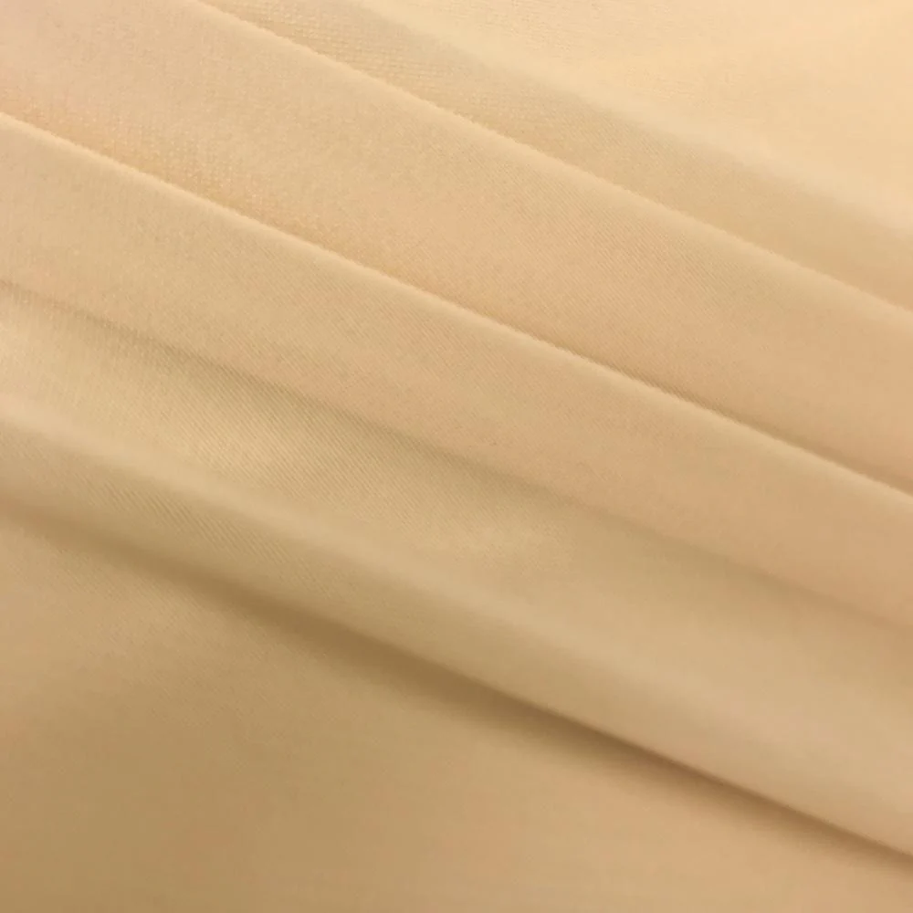 Power Mesh Rod Pocket Curtains - Nude - Image 3