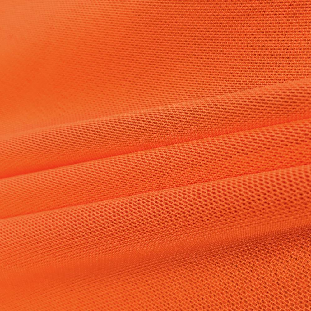 Power Mesh Rod Pocket Curtains - Orange - Image 3