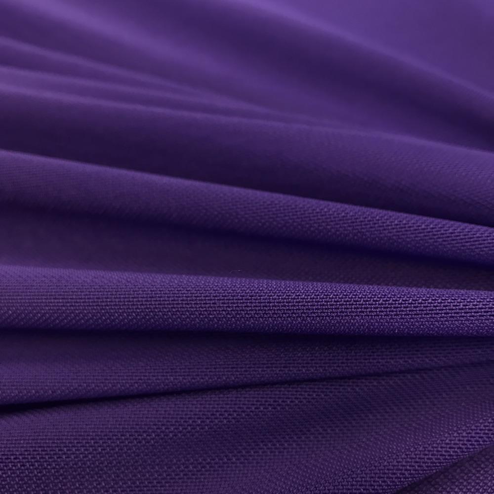 Power Mesh Rod Pocket Curtains - Purple - Image 3