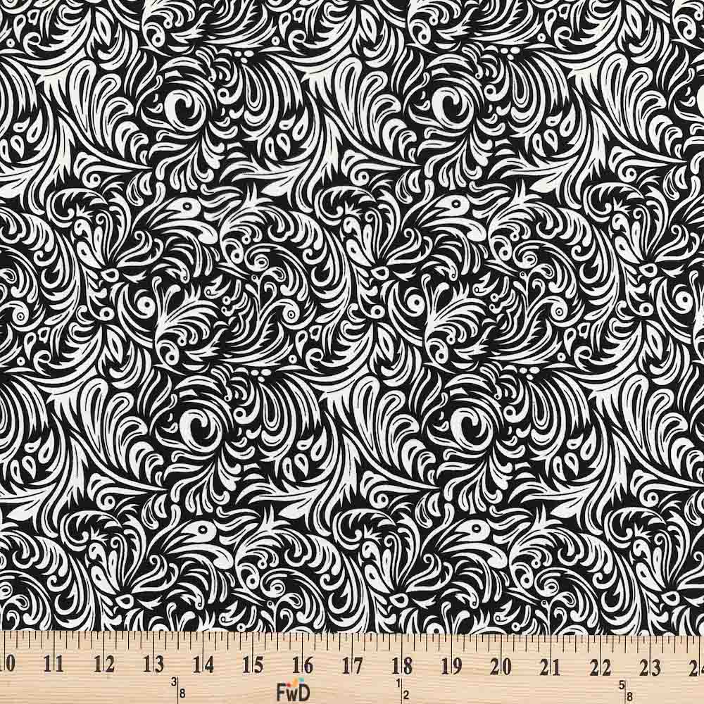 Ella Black Printed ITY (12-4) - Image 2