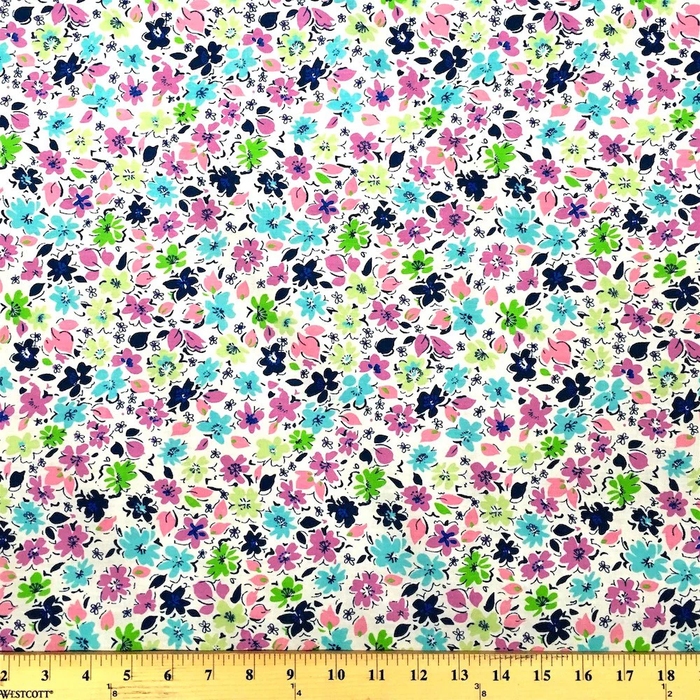 Helene Purple Print Broadcloth