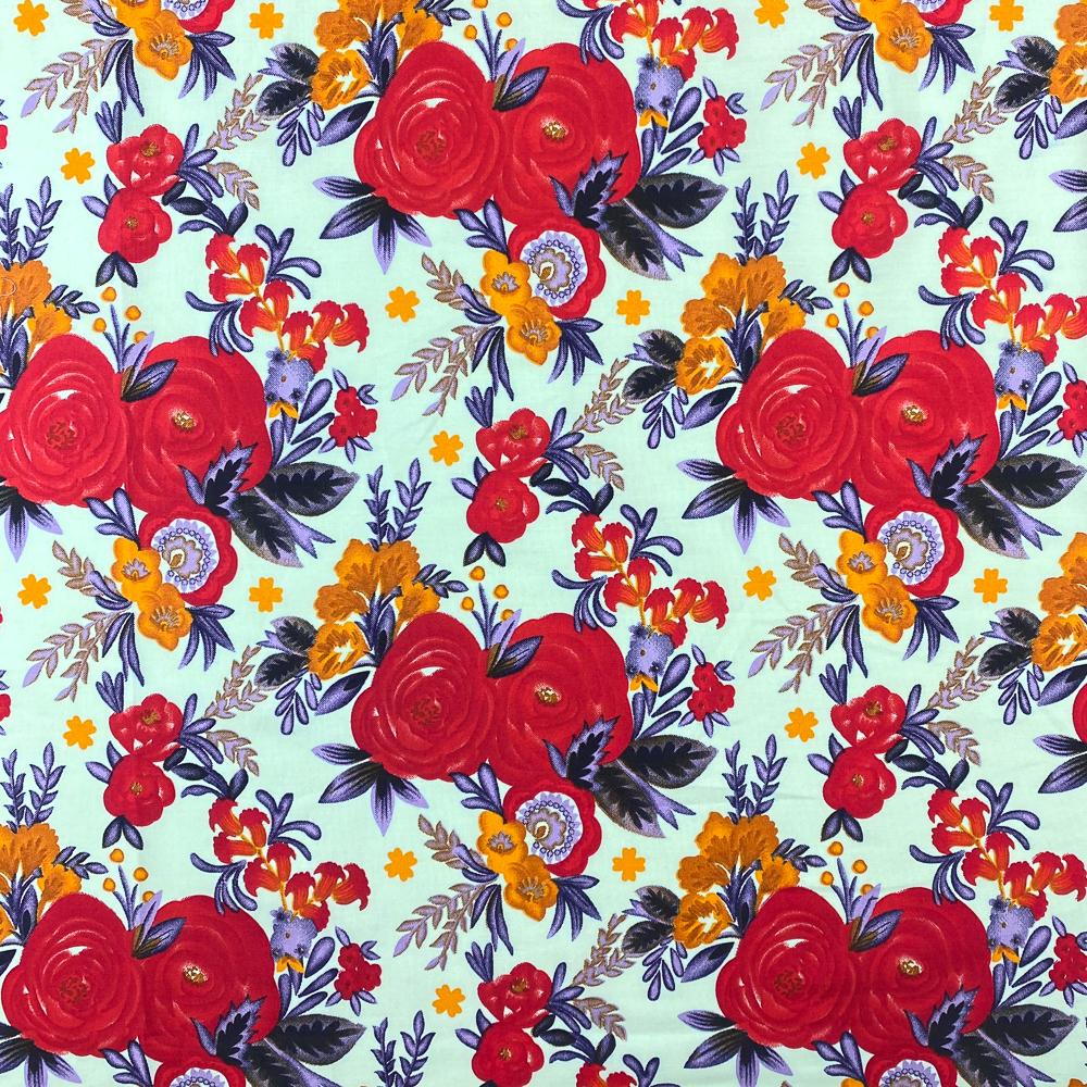 Rose Print Cotton - Image 8