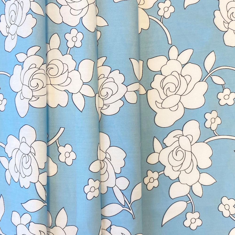 Rosette Printed Cotton Poplin - Image 6