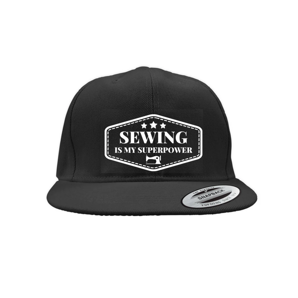 Sewing Is My Superpower Snapback Cap - Image 2