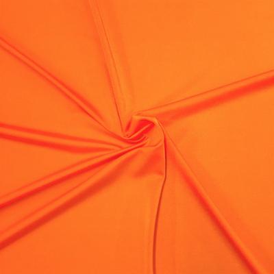 Shiny Milliskin Rod Pocket Curtains - Neon Orange - Image 3