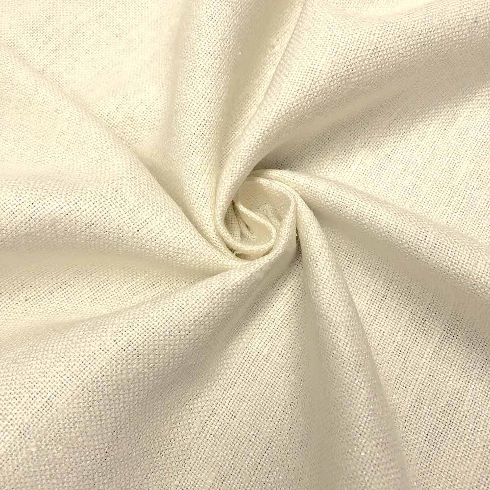 Silk Linen Matka Rod Pocket Curtains (All Colors Available) - White - Image 3