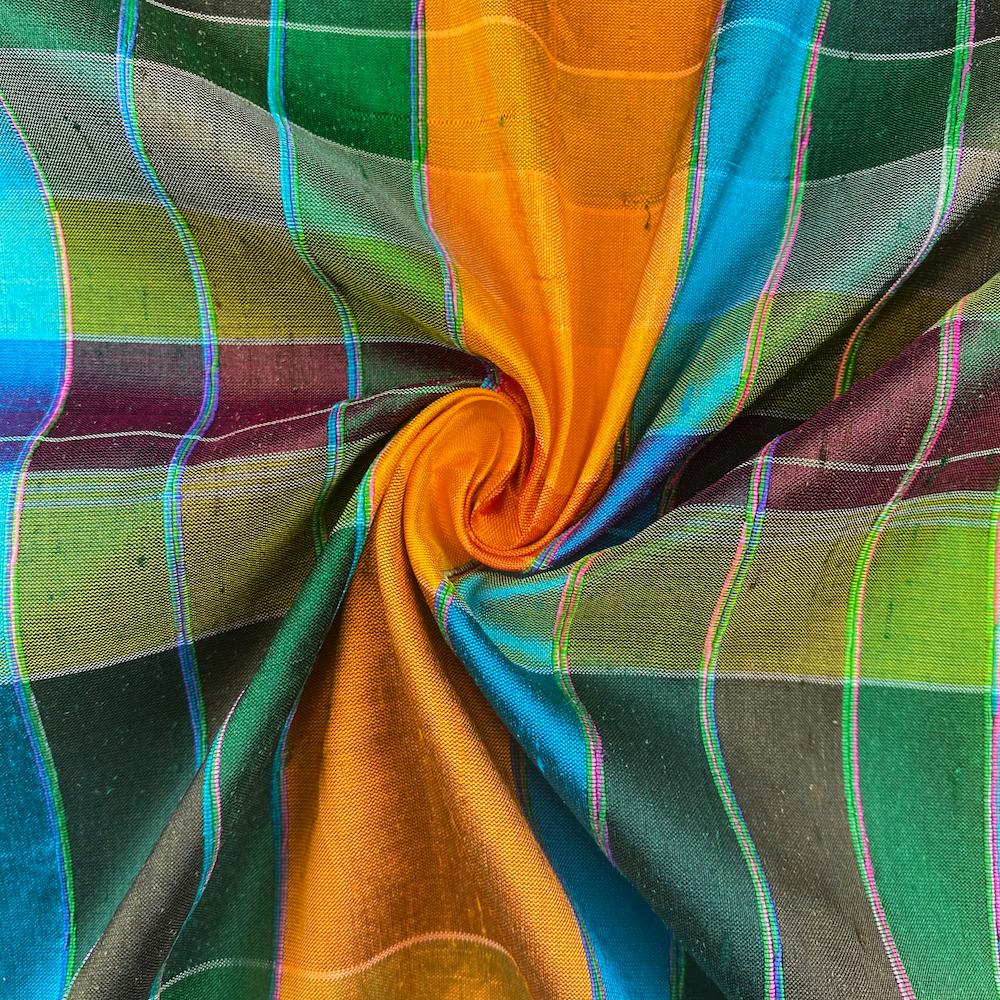 Silk Shantung Plaid - Image 9