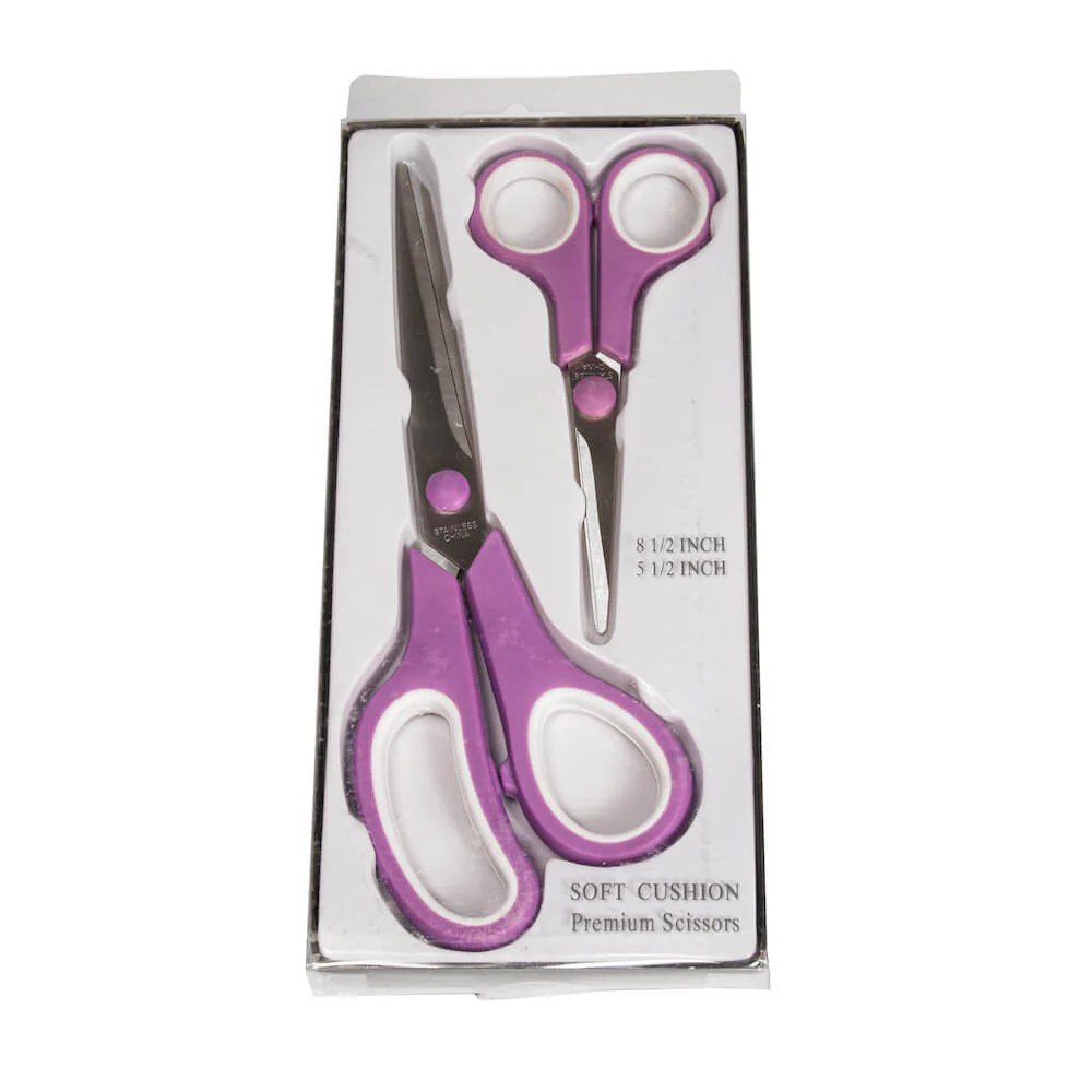 Soft Cushion Fabric Scissors - 2 Pack - Image 4