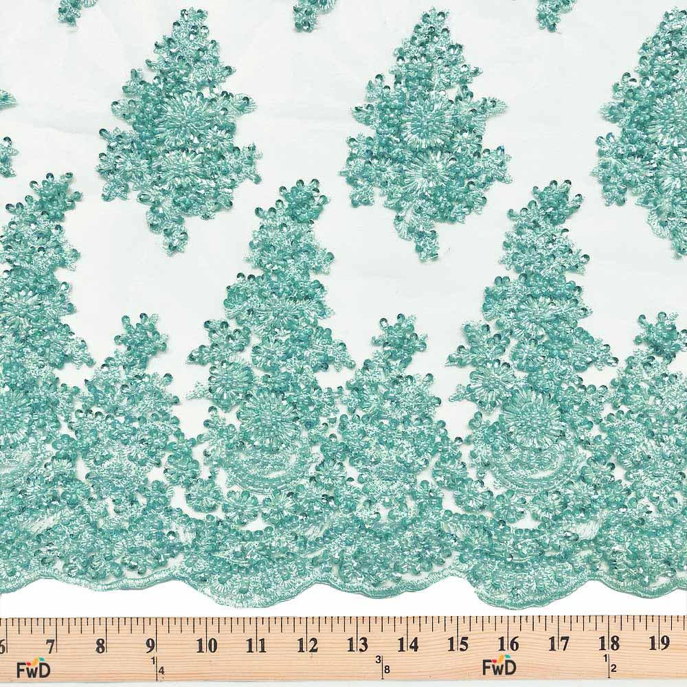 Spruce Bridal Lace Beaded Fabric - Image 37