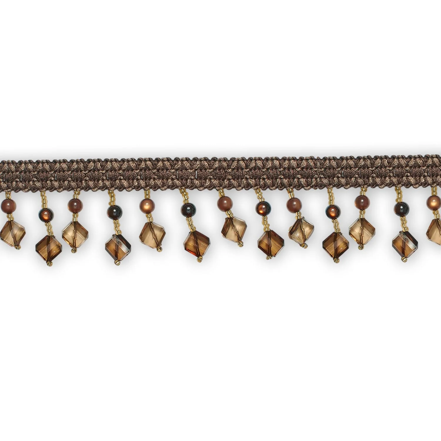 Square Beaded Rhinestone Tassel Fringe Trim - Image 20
